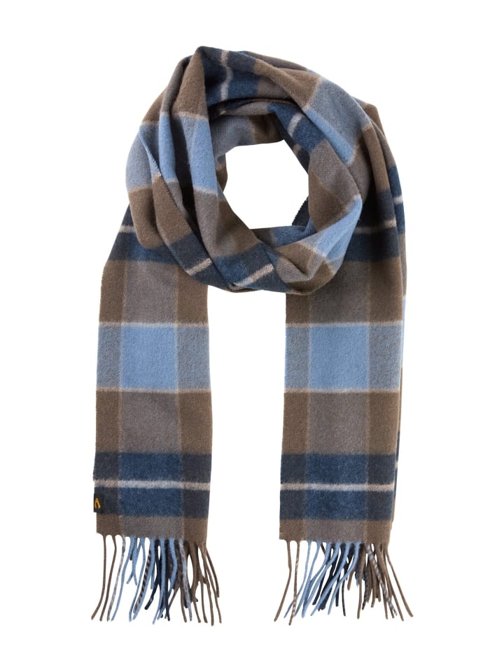 Шарф из чистой шерсти каменно-синего цвета Camel Active
Шарф из чистой шерсти каменно-синего цвета Camel Active