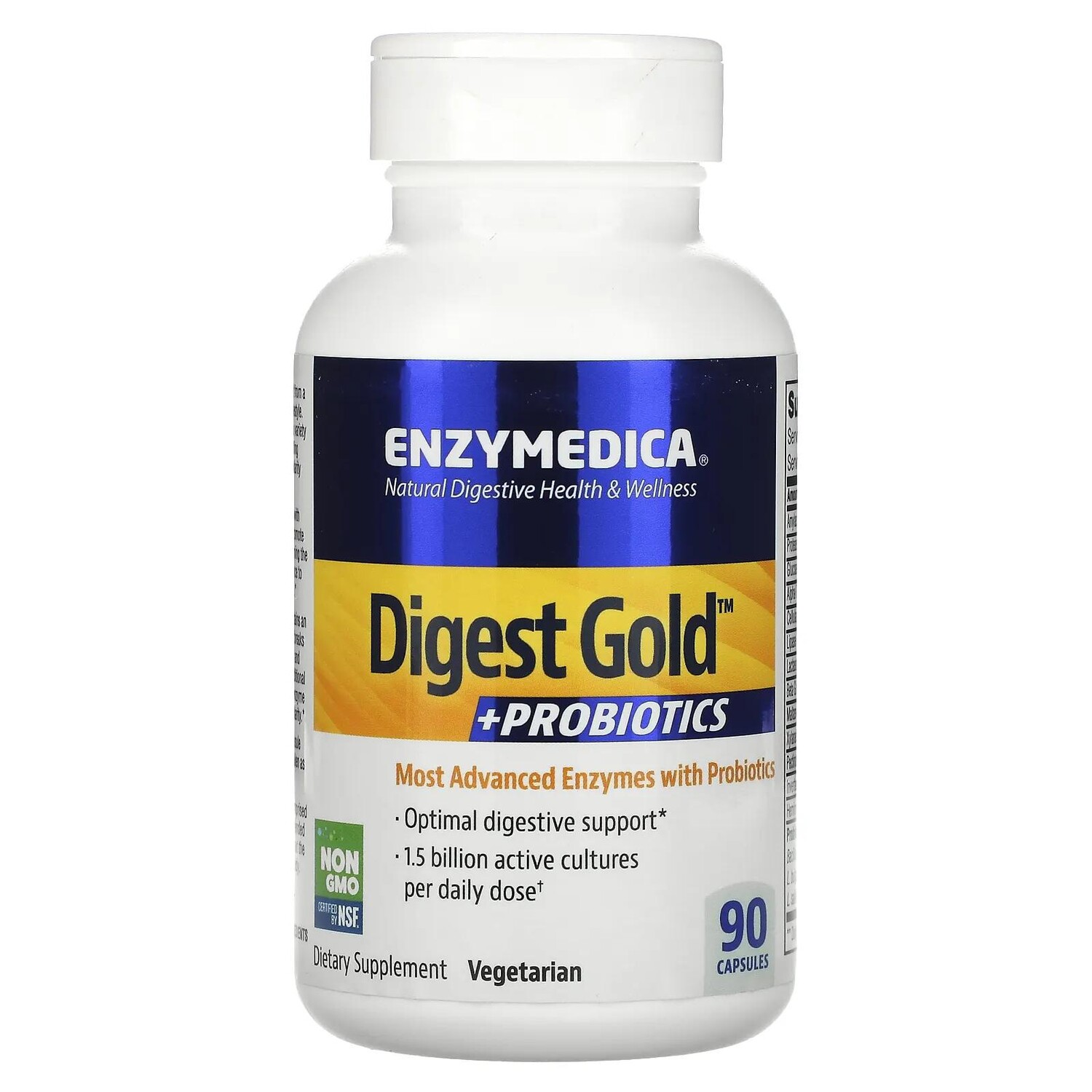 Enzymedica Digest Gold + пробиотики 90 капсул
Enzymedica Digest Gold + пробиотики 90 капсул