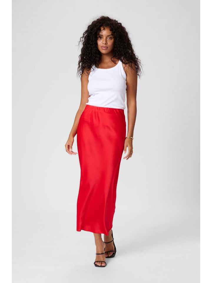 Kaffe Юбка KAlotte облегающего кроя, насыщенного красного цвета
Kaffe Юбка KAlotte облегающего кроя, насыщенного красного цвета