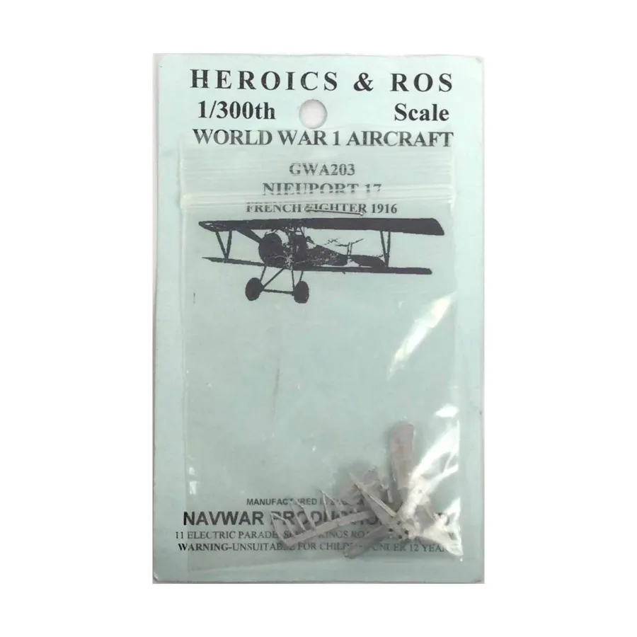 Ньюпор 17, World War I Aircraft (1:300) (NavWar)
Ньюпор 17, World War I Aircraft (1:300) (NavWar)