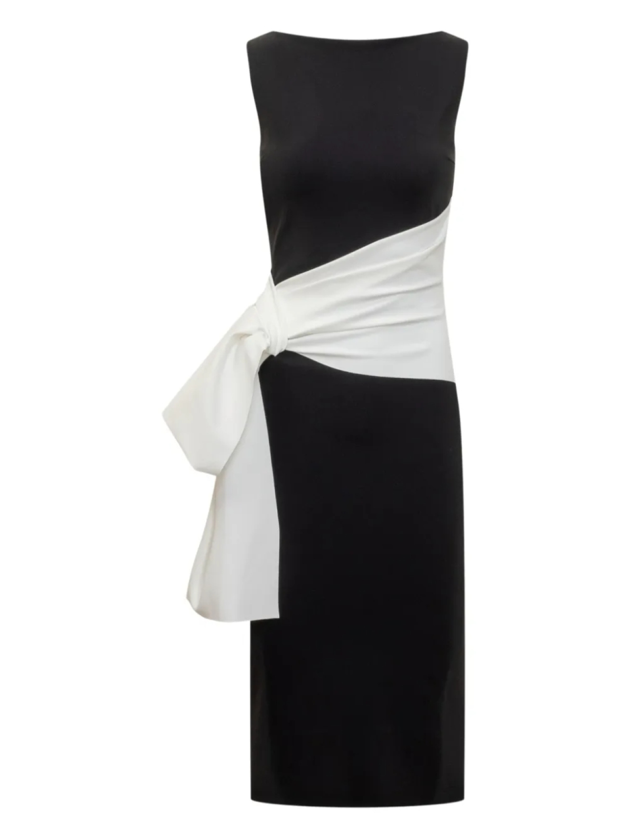 Платье миди с завязками CHIARA BONI La Petite Robe, черный 
Платье миди с завязками CHIARA BONI La Petite Robe, черный