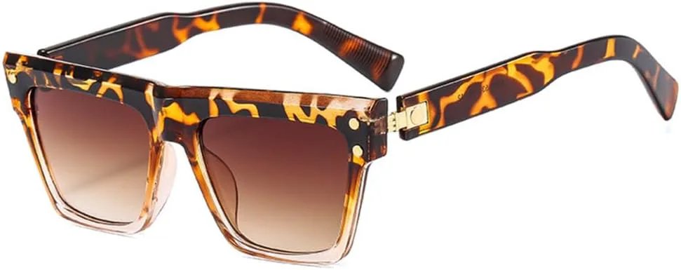 Новые солнцезащитные очки 2025 года: женские, с ярким узором, защита от УФ-излучения UV400, серый градиент, мужские солнцезащитные очки DSXLY, Leopard Tea
Новые солнцезащитные очки 2025 года: женские, с ярким узором, защита от УФ-излучения UV400, серый градиент, мужские солнцезащитные очки DSXLY, Leopard Tea