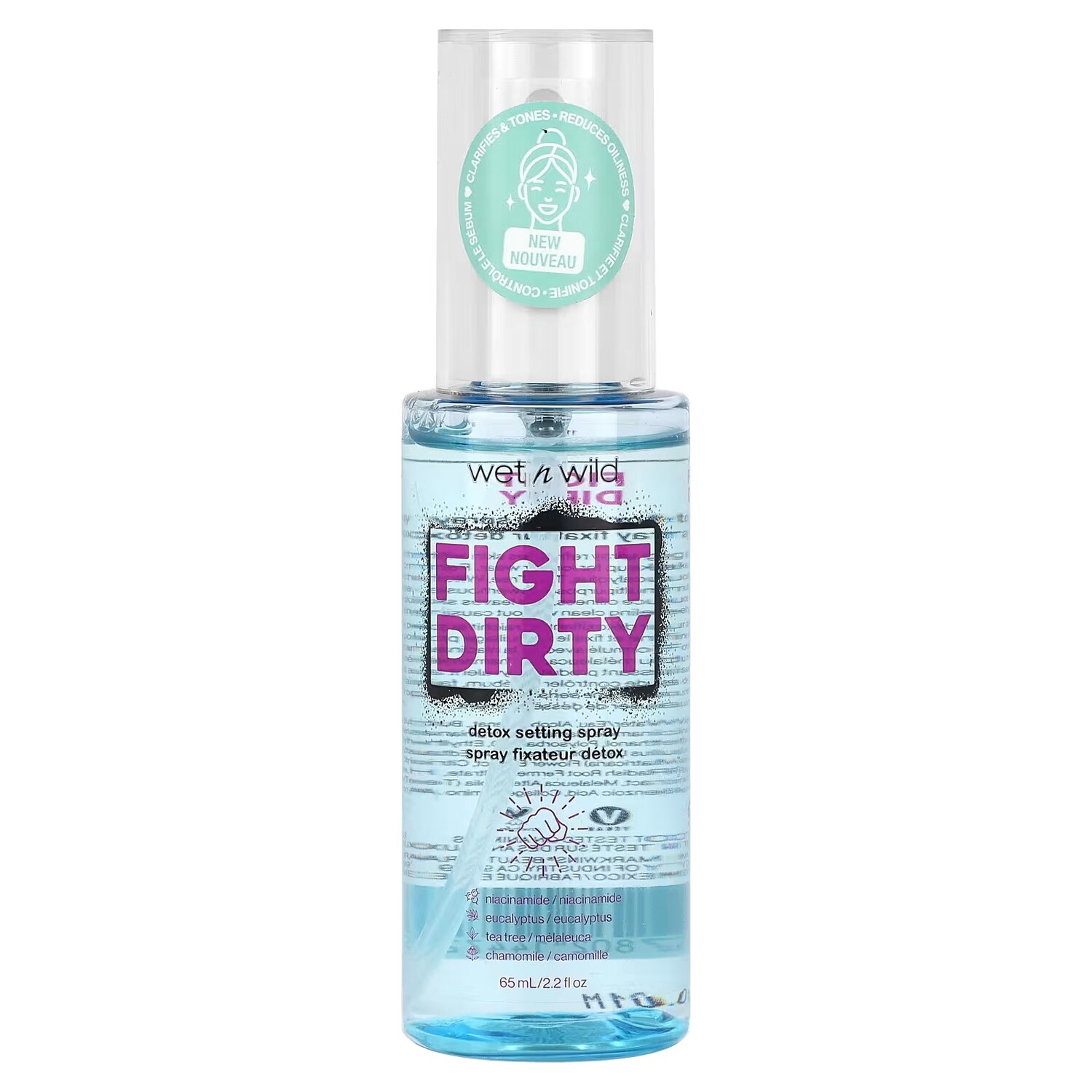Детокс-спрей Wet n Wild Fight Dirty, 65 мл
Детокс-спрей Wet n Wild Fight Dirty, 65 мл