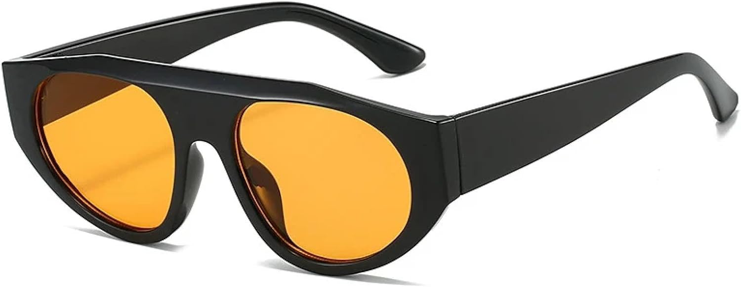 Мужские солнцезащитные очки в стиле ретро с защитой от УФ-излучения UV400, модные женские очки с градиентным переходом цвета, двухцветные, в стиле панк HHZZYVY, Black Orange
Мужские солнцезащитные очки в стиле ретро с защитой от УФ-излучения UV400, модные женские очки с градиентным переходом цвета, двухцветные, в стиле панк HHZZYVY, Black Orange
