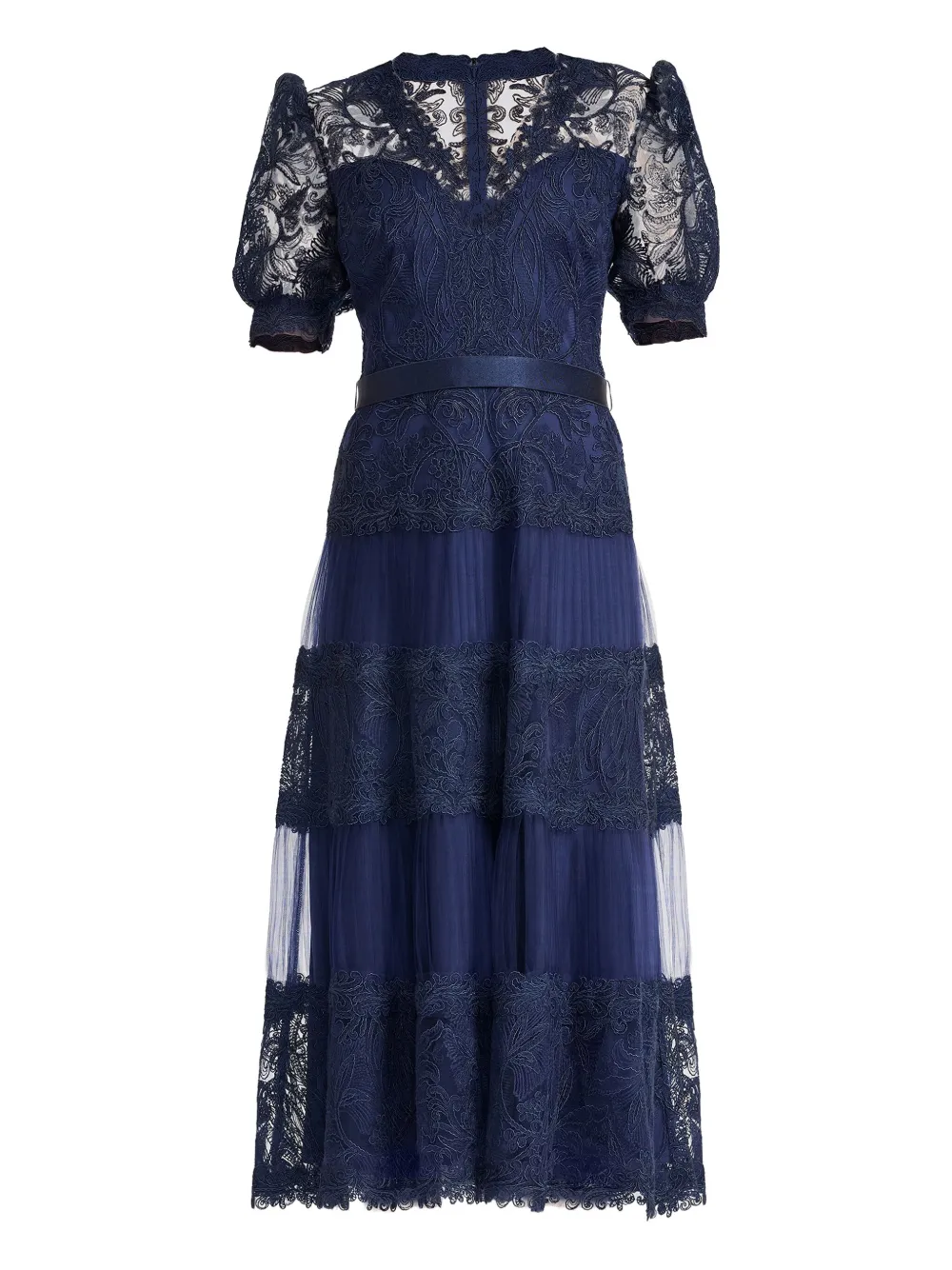 Вышитое плиссированное платье миди Tadashi Shoji, синий
Вышитое плиссированное платье миди Tadashi Shoji, синий