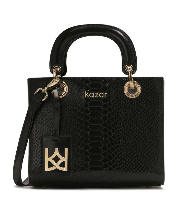 Элегантная сумочка с ручками. Kazar, черный
Элегантная сумочка с ручками. Kazar, черный