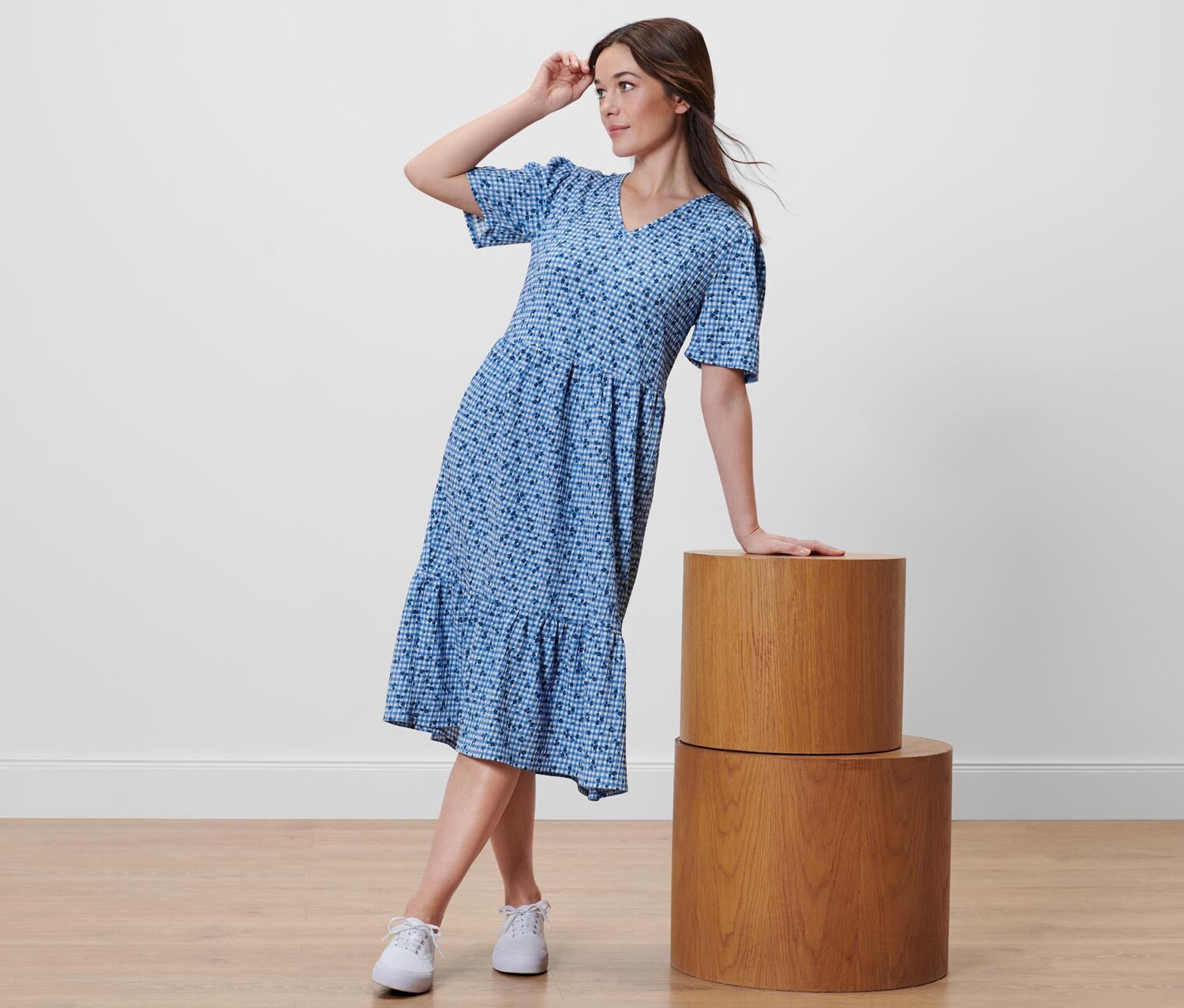 Платье с принтом по всей поверхности Tchibo
Платье с принтом по всей поверхности Tchibo