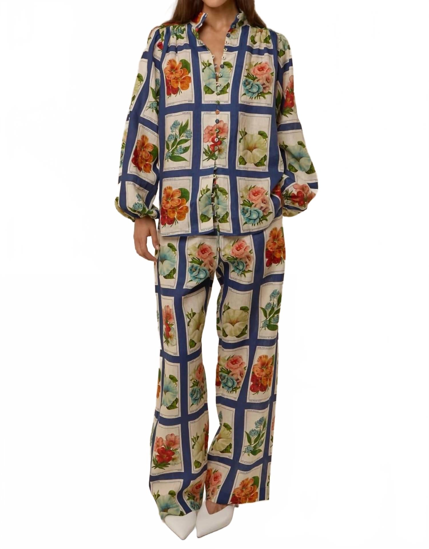 Холли Льняные Брюки в винтажном ботаническом стиле Palm Noosa, Vintage Botanical
Холли Льняные Брюки в винтажном ботаническом стиле Palm Noosa, Vintage Botanical