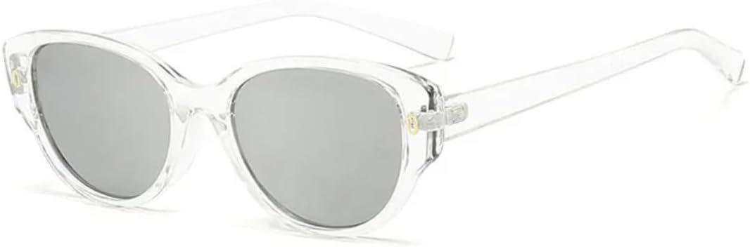 Солнцезащитные очки с защитой UV400 | «Кошачий глаз», легкая оправа, цветные линзы | для женщин и мужчин, для занятий спортом на открытом воздухе и вождения DSVIGF, Clear Silver
Солнцезащитные очки с защитой UV400 | «Кошачий глаз», легкая оправа, цветные линзы | для женщин и мужчин, для занятий спортом на открытом воздухе и вождения DSVIGF, Clear Silver