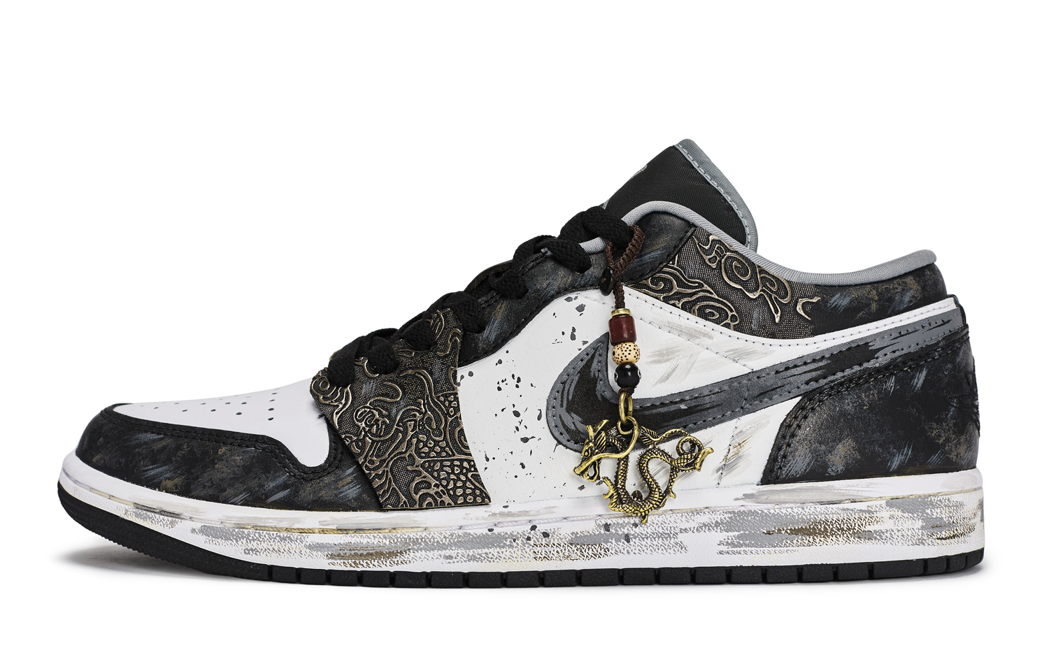 Jordan Air 1 Low 811 Manufacturing, Wolf Jiusu Low top Vintage Basketball Shoes Men's Black White Gray
Jordan Air 1 Low 811 Manufacturing, Wolf Jiusu Low top Vintage Basketball Shoes Men's Black White Gray