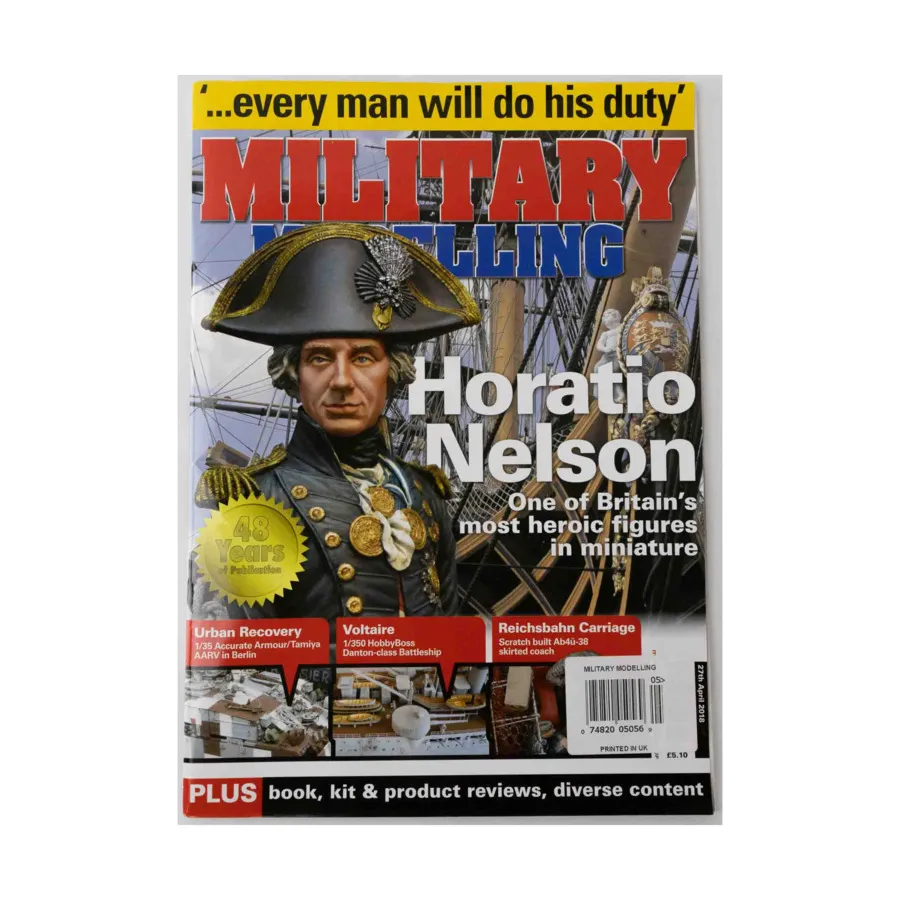 Том. 48, №5 «Горацио Нельсон, Восстановление городов, Вольтер», Military Modelling Magazine (Model & Allied Publications)
Том. 48, №5 «Горацио Нельсон, Восстановление городов, Вольтер», Military Modelling Magazine (Model & Allied Publications)