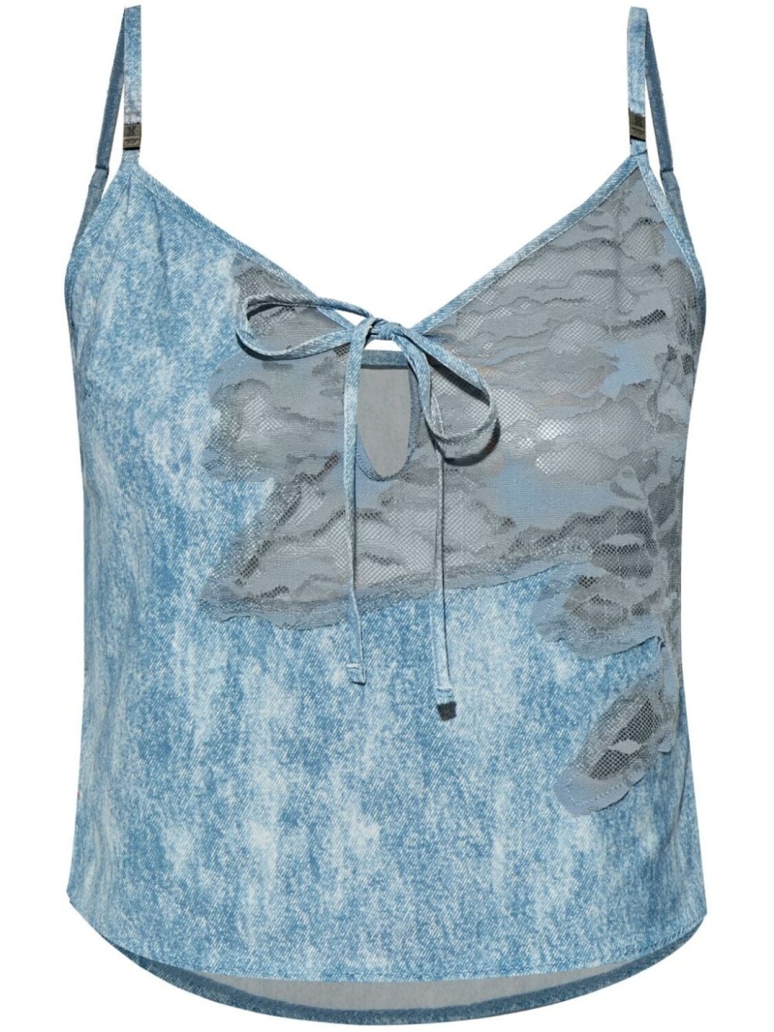 Diesel кружевной топ без рукавов, синий
Diesel кружевной топ без рукавов, синий