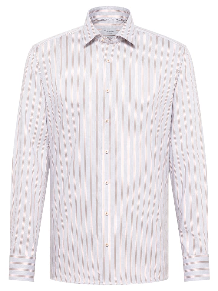 Рубашка Slim Fit серо-коричневого цвета Eterna
Рубашка Slim Fit серо-коричневого цвета Eterna