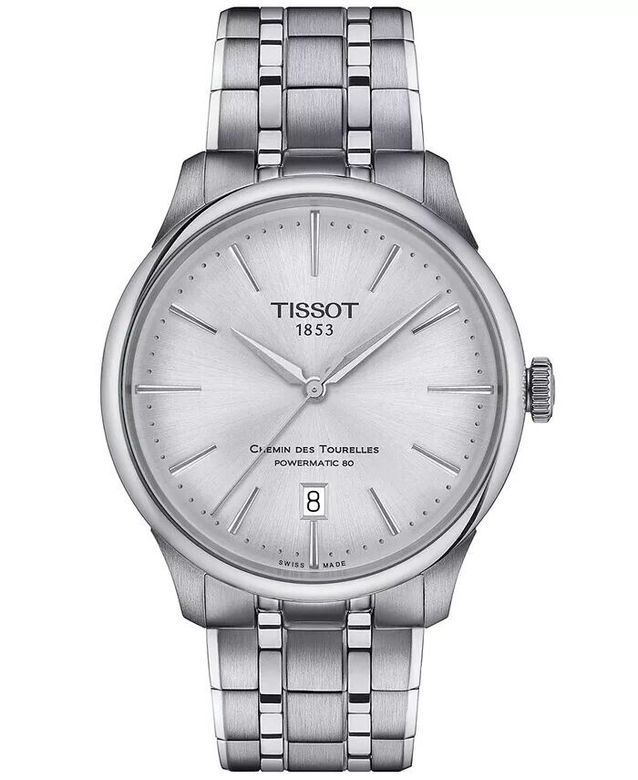 Унисекс Швейцарские автоматические часы Chemin des Tourelles Powermatic 80 с браслетом из нержавеющей стали 39 мм Tissot, Прозрачный, Унисекс Швейцарские автоматические часы Chemin des Tourelles Powermatic 80 с браслетом из нержавеющей стали 39 мм Tissot
Унисекс Швейцарские автоматические часы Chemin des Tourelles Powermatic 80 с браслетом из нержавеющей стали 39 мм Tissot, Прозрачный, Унисекс Швейцарские автоматические часы Chemin des Tourelles Powermatic 80 с браслетом из нержавеющей стали 39 мм Tissot