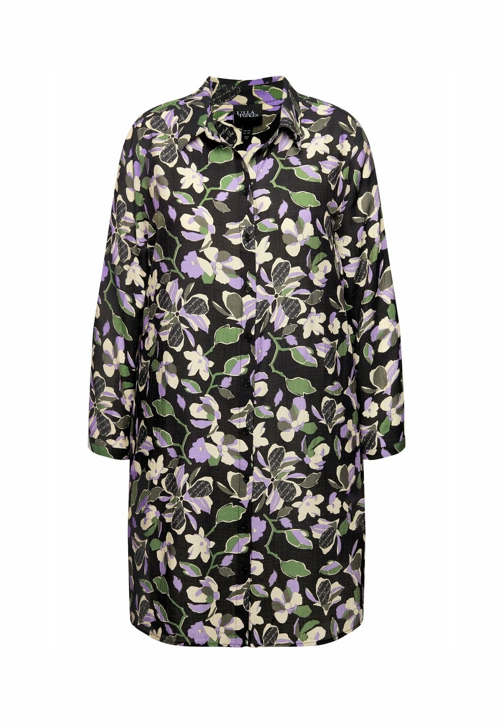 Блузка на пуговицах FLORAL LONG SLEEVE Ulla Popken, черный
Блузка на пуговицах FLORAL LONG SLEEVE Ulla Popken, черный