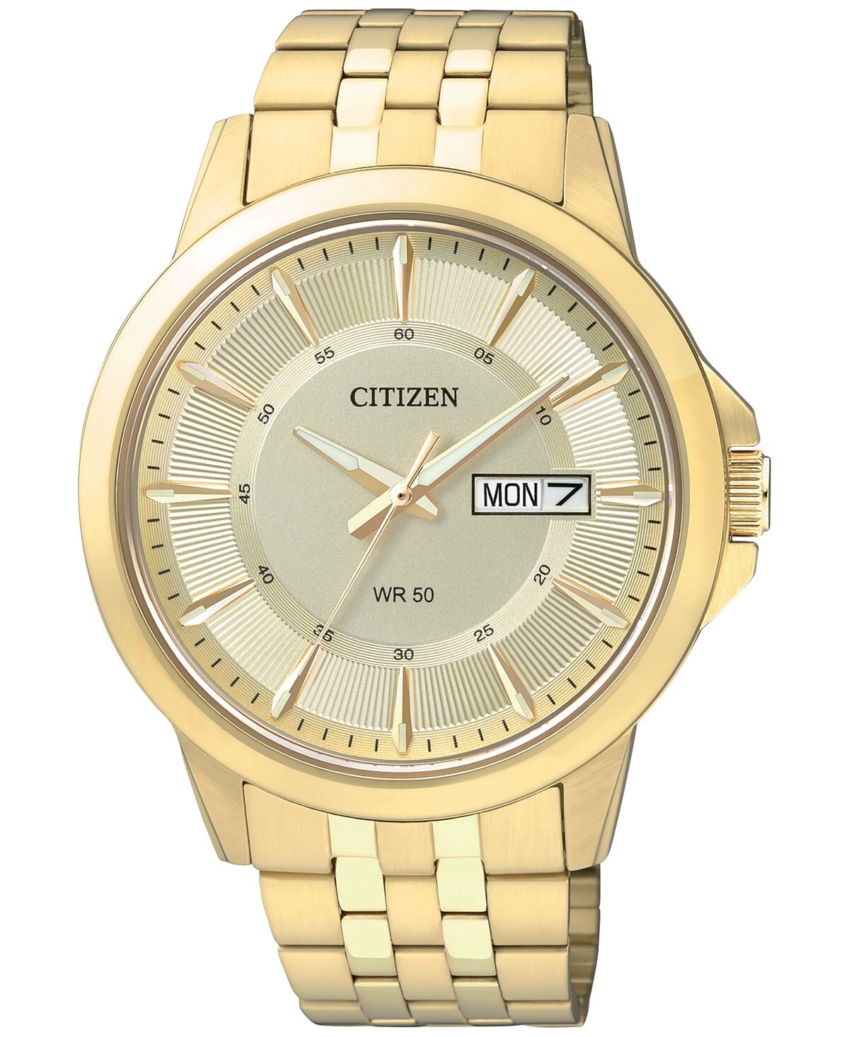 Мужские золотистые часы-браслет из нержавеющей стали 41 мм BF2013-56P Citizen
Мужские золотистые часы-браслет из нержавеющей стали 41 мм BF2013-56P Citizen
