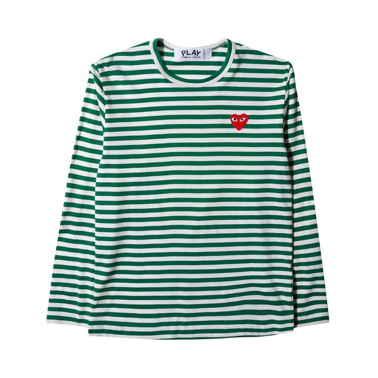 Футболка Comme des Garçons PLAY Striped T-Shirt Green/White, зеленый
Футболка Comme des Garçons PLAY Striped T-Shirt Green/White, зеленый