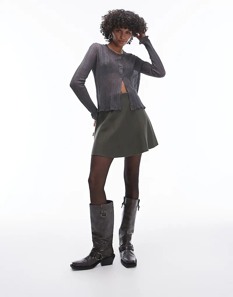 Трикотажная юбка-миди цвета темного хаки & Other Stories
Трикотажная юбка-миди цвета темного хаки & Other Stories