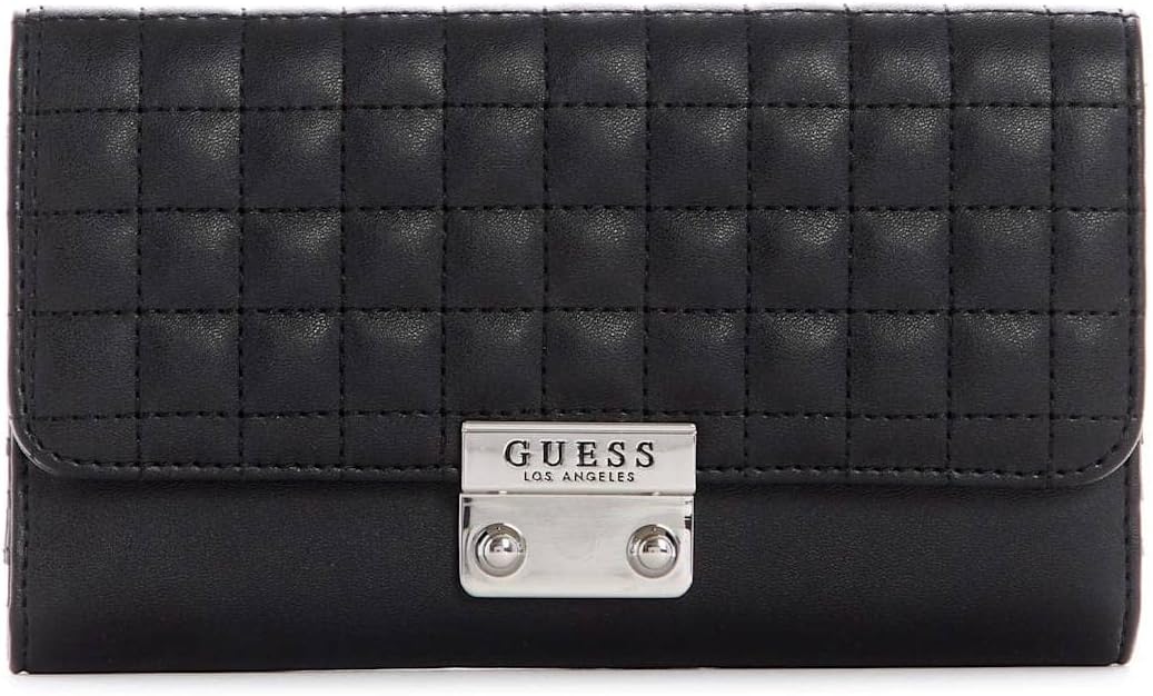 GUESS Женский стеганый большой кошелек-клатч - Black
GUESS Женский стеганый большой кошелек-клатч - Black
