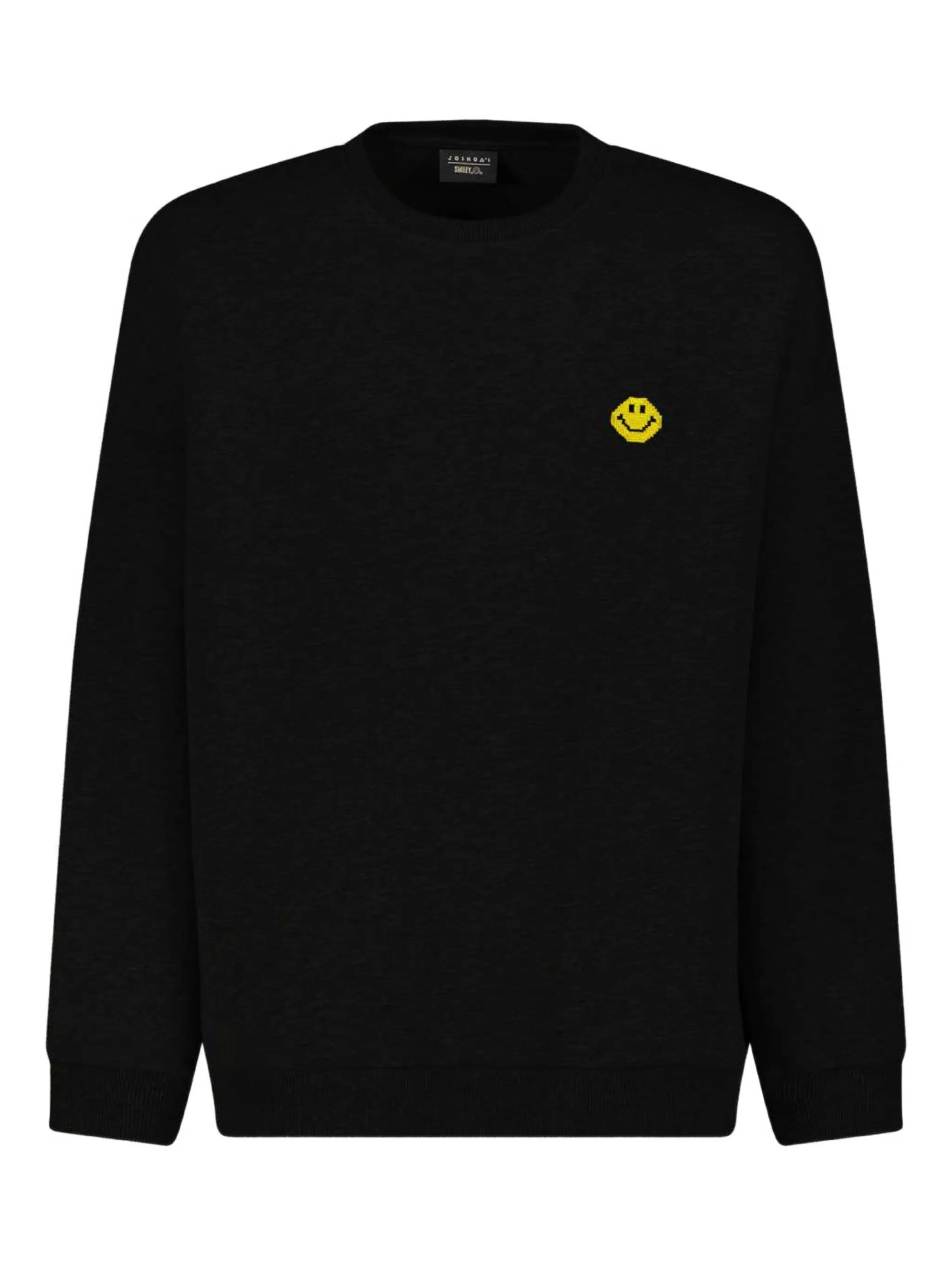 Толстовка с круглым вырезом из коллаборации с Smiley Joshua Sanders, черный
Толстовка с круглым вырезом из коллаборации с Smiley Joshua Sanders, черный