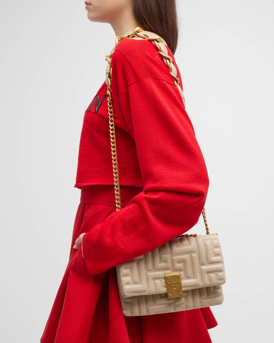 Маленькая сумка через плечо из стеганой овечьей кожи 1945 года Balmain
Маленькая сумка через плечо из стеганой овечьей кожи 1945 года Balmain