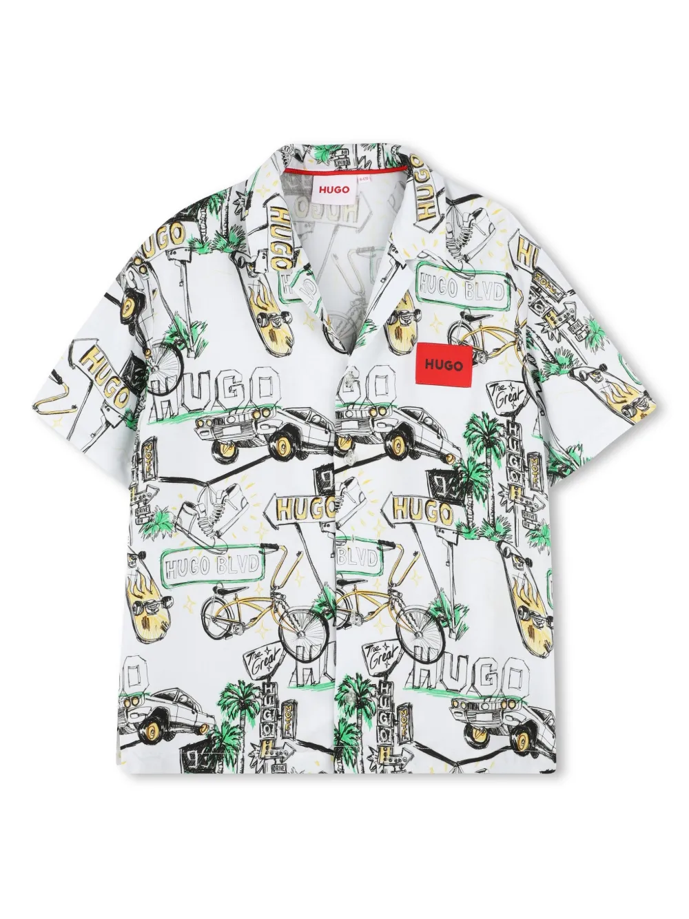 Рубашка с принтом HUGO KIDS, белый
Рубашка с принтом HUGO KIDS, белый