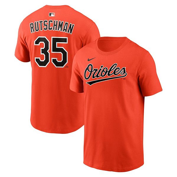 Футболка Baltimore Orioles с именем и номером Adley Rutschman, оранжевая Nike
Футболка Baltimore Orioles с именем и номером Adley Rutschman, оранжевая Nike