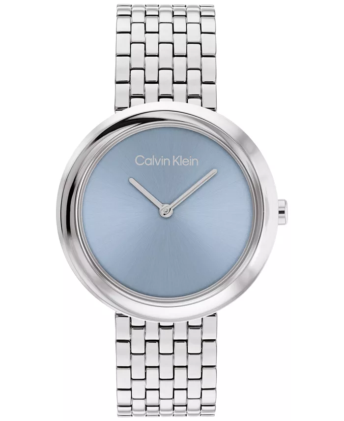 Женские часы Twisted Bezel из нержавеющей стали с серебристым браслетом, 34 мм Calvin Klein
Женские часы Twisted Bezel из нержавеющей стали с серебристым браслетом, 34 мм Calvin Klein
