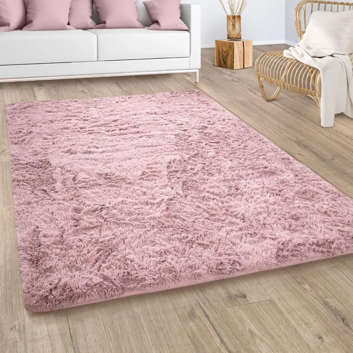 Ковер Paco Home с высоким ворсом "Silky 591", прямоугольный, однотонный, особенно мягкий и приятный 60х100 см, розовый
Ковер Paco Home с высоким ворсом "Silky 591", прямоугольный, однотонный, особенно мягкий и приятный 60х100 см, розовый
