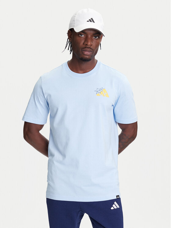 Футболка обычного кроя Food Grilled Cheese Graphic JM6460 Adidas, голубой
Футболка обычного кроя Food Grilled Cheese Graphic JM6460 Adidas, голубой