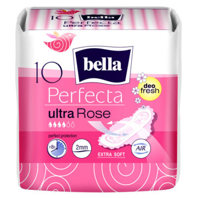 Гигиенические прокладки, 10 шт. Bella, Perfecta Ultra Rose
Гигиенические прокладки, 10 шт. Bella, Perfecta Ultra Rose