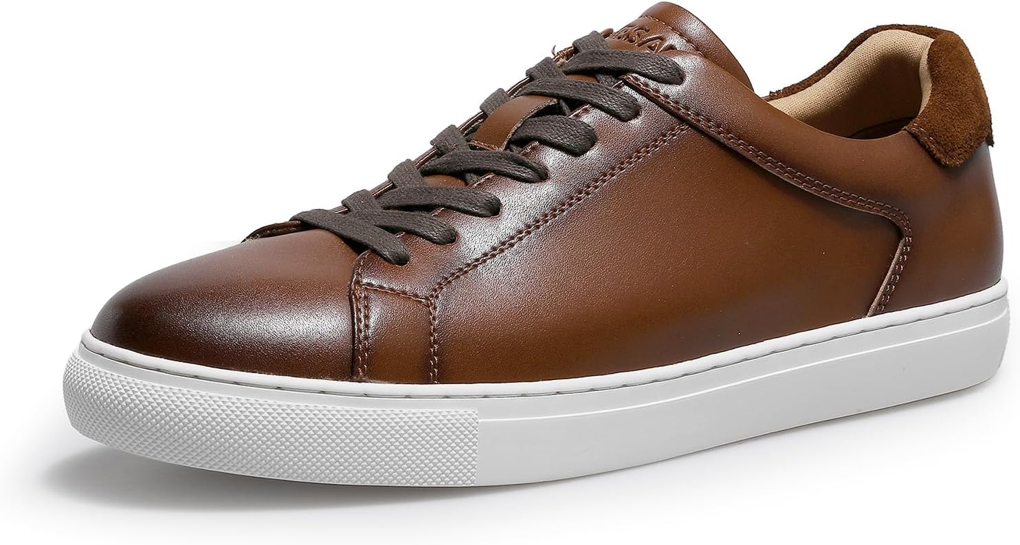 Классические кожаные кроссовки на каждый день, дышащие, с шнуровкой, стильные оксфорды для мужчин Desai, коричневый
Классические кожаные кроссовки на каждый день, дышащие, с шнуровкой, стильные оксфорды для мужчин Desai, коричневый