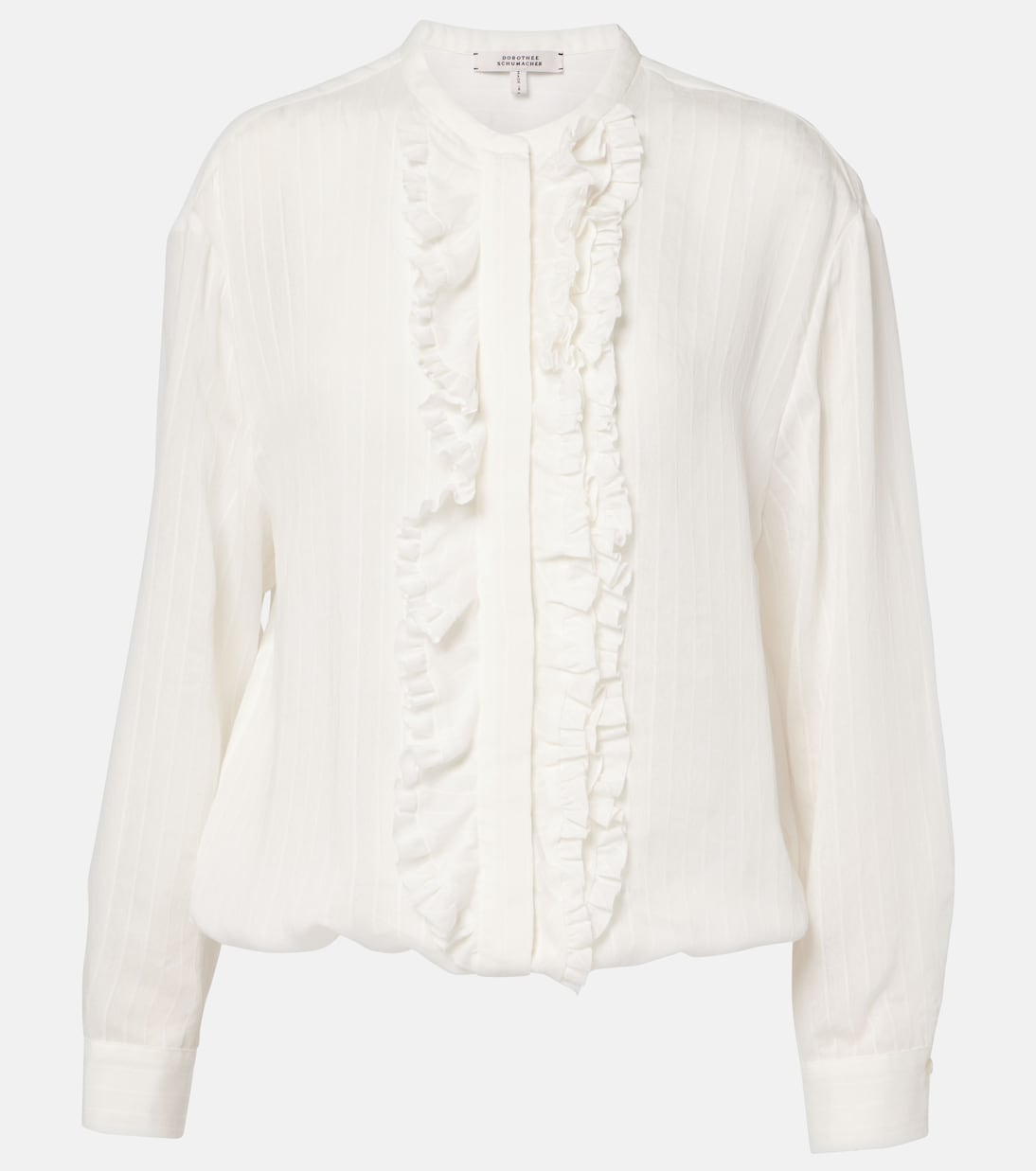 Блузка в крутую полоску Dorothee Schumacher, Pure White
Блузка в крутую полоску Dorothee Schumacher, Pure White