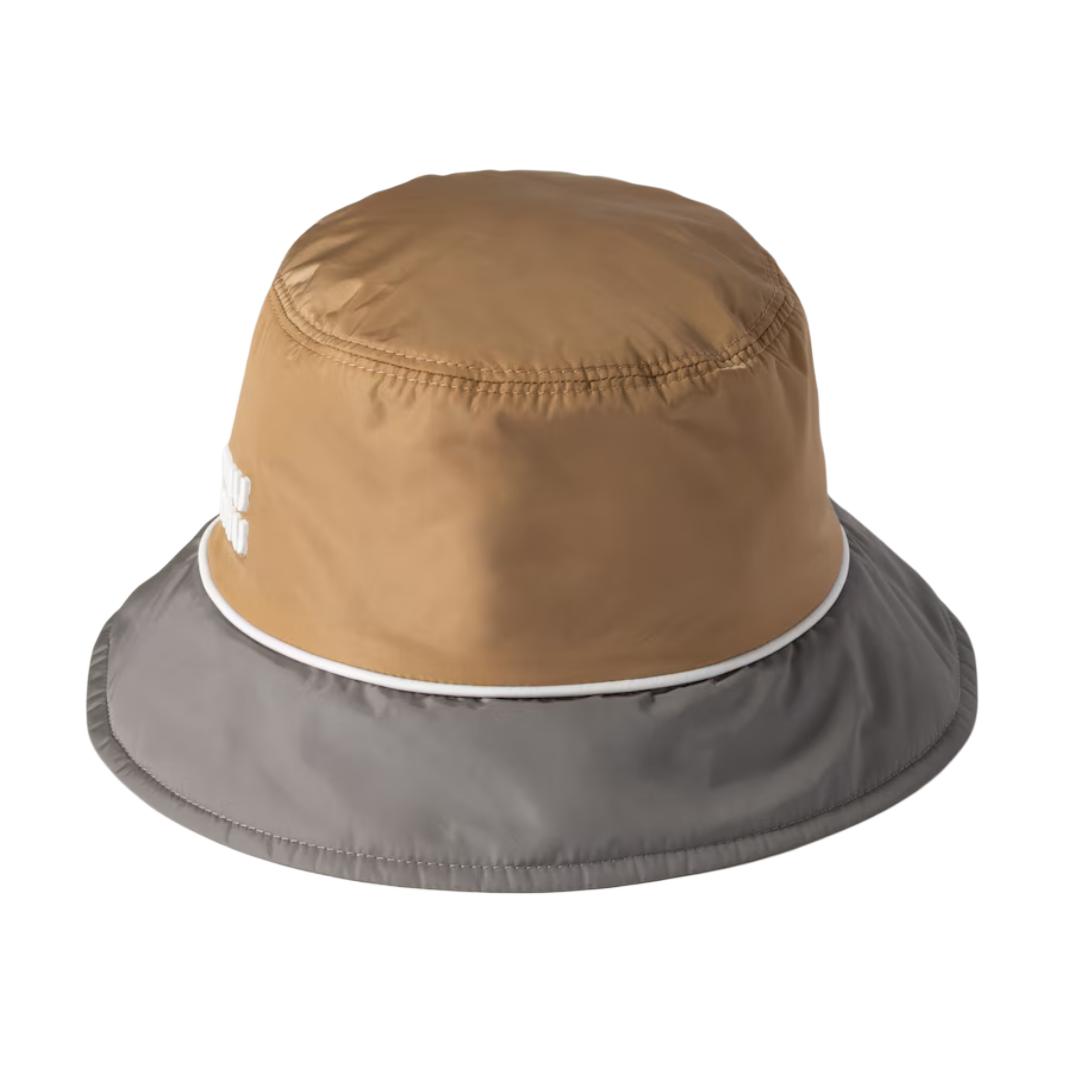 MIU MIU Тканевая ведровая шляпа унисекс коричневая, Brown
MIU MIU Тканевая ведровая шляпа унисекс коричневая, Brown