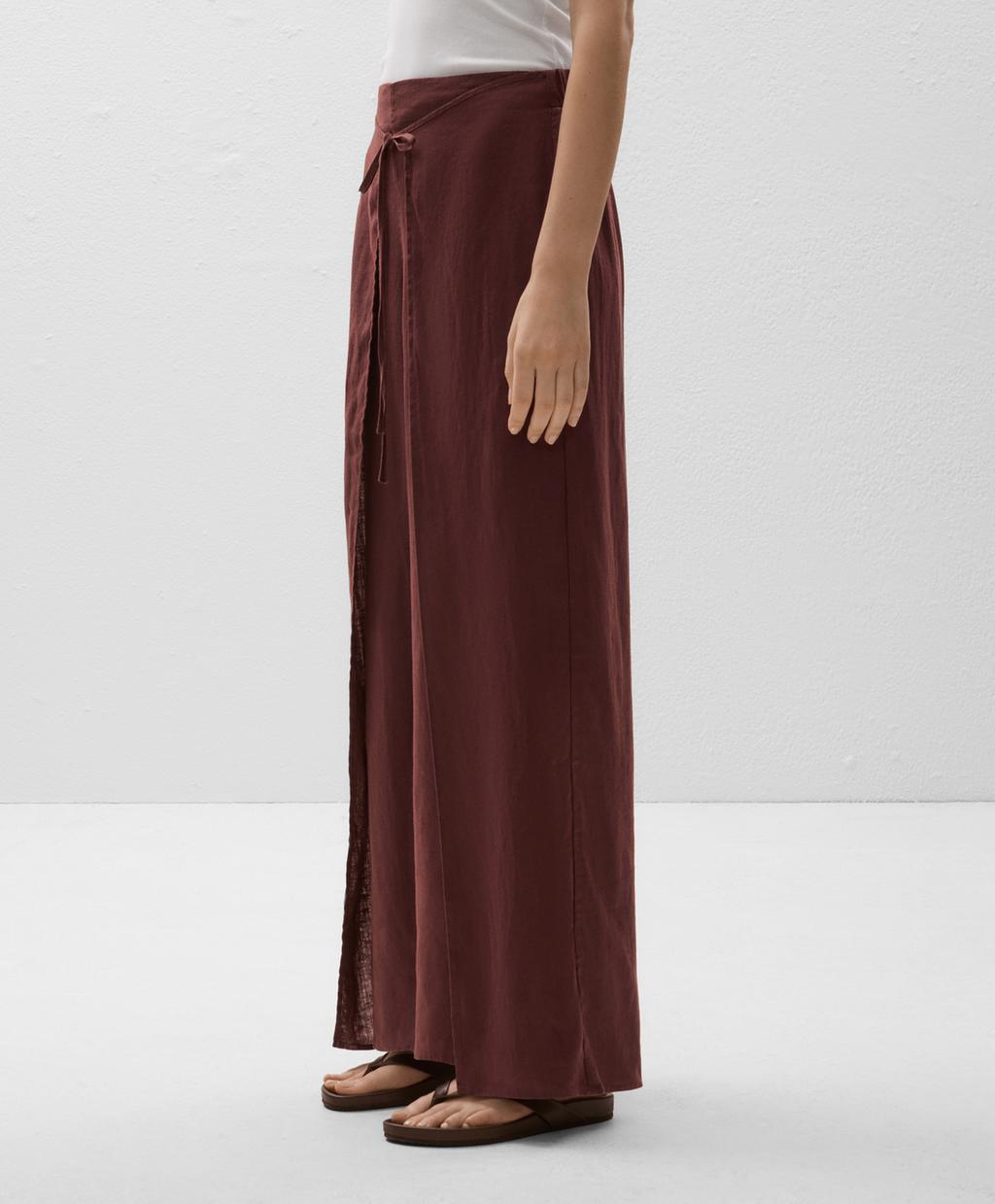 Многослойные брюки прямого кроя из 100% льна Oysho, коричневый
Многослойные брюки прямого кроя из 100% льна Oysho, коричневый