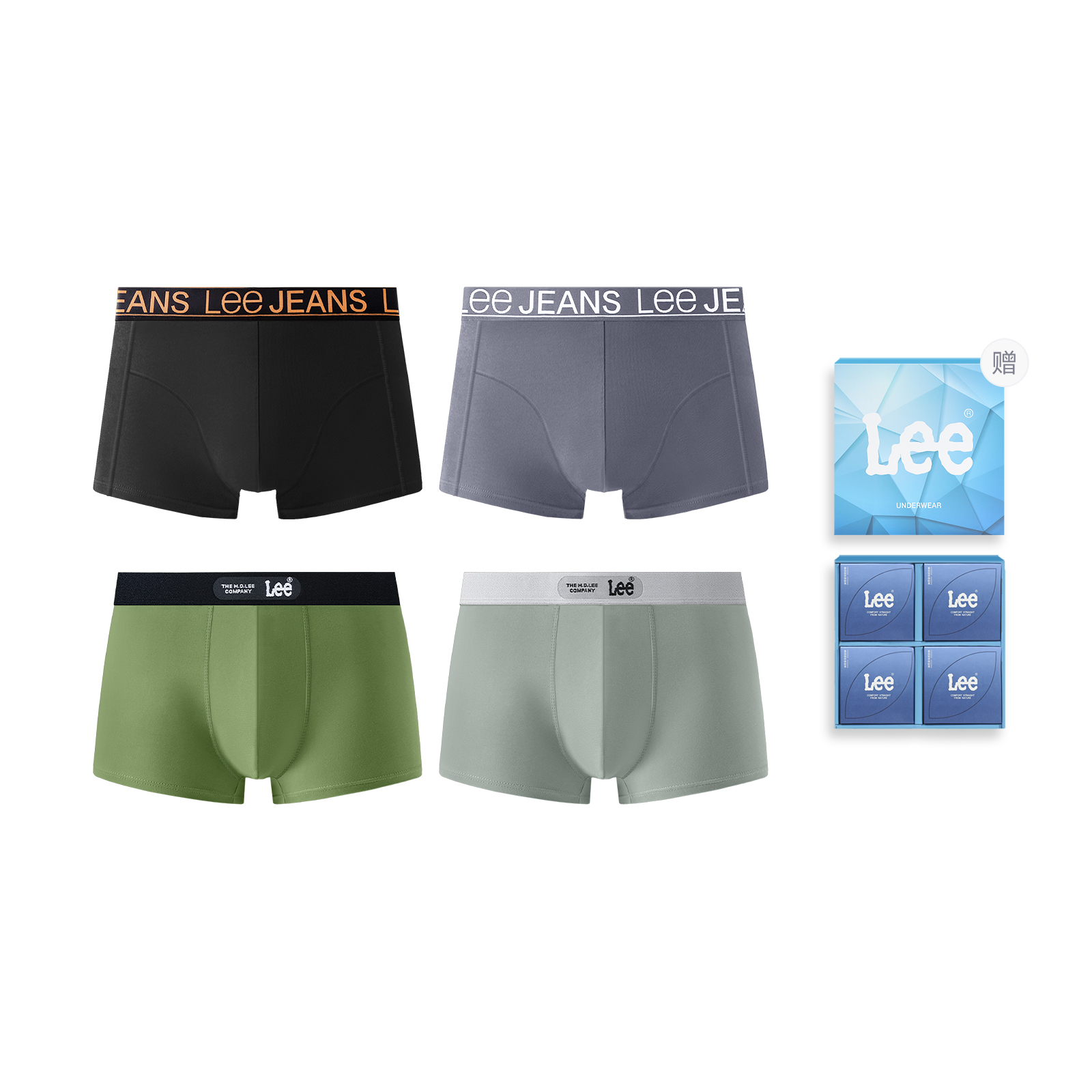 Классические трусы 101 подарочная упаковка мужские 4 шт Lee, черный
Классические трусы 101 подарочная упаковка мужские 4 шт Lee, черный