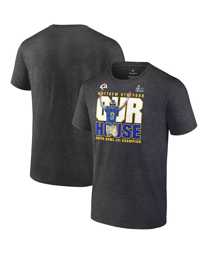 Футболка мужская Мэтью Стаффорда Charcoal Los Angeles Rams Super Bowl LVI Champions Hometown Fanatics
Футболка мужская Мэтью Стаффорда Charcoal Los Angeles Rams Super Bowl LVI Champions Hometown Fanatics
