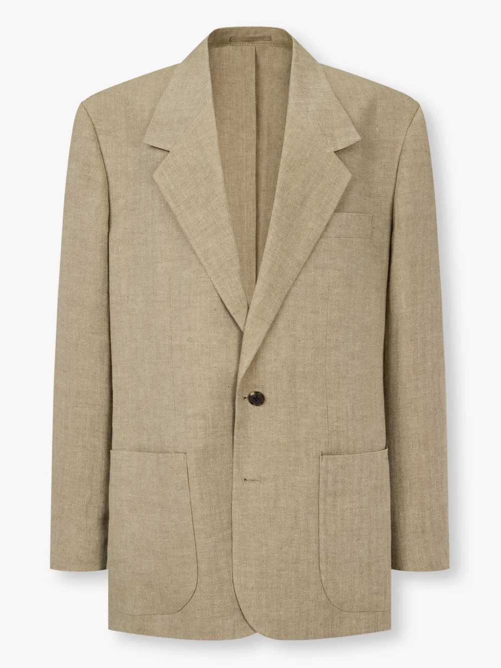 Льняной пиджак с узором в елочку Man On The Boon., нейтральный
Льняной пиджак с узором в елочку Man On The Boon., нейтральный