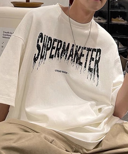 Футболка в корейском уличном стиле с крупным принтом, унисекс, бренд ILL'S, цвет белый
Футболка в корейском уличном стиле с крупным принтом, унисекс, бренд ILL'S, цвет белый