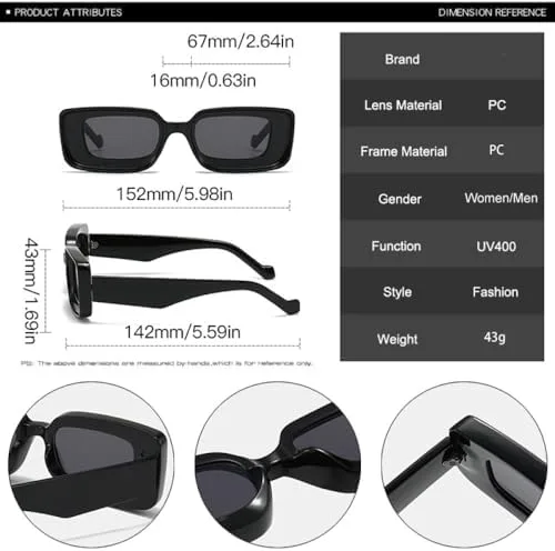 Солнцезащитные очки прямоугольной формы конфетного цвета для женщин, винтажные мужские солнцезащитные очки в стиле панк цвета шампанского MTZJH, Red Grey
Солнцезащитные очки прямоугольной формы конфетного цвета для женщин, винтажные мужские солнцезащитные очки в стиле панк цвета шампанского MTZJH, Red Grey