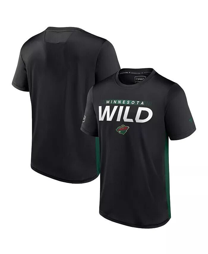 Мужская черная, зеленая футболка Minnesota Wild Authentic Pro Rink Tech Fanatics
Мужская черная, зеленая футболка Minnesota Wild Authentic Pro Rink Tech Fanatics