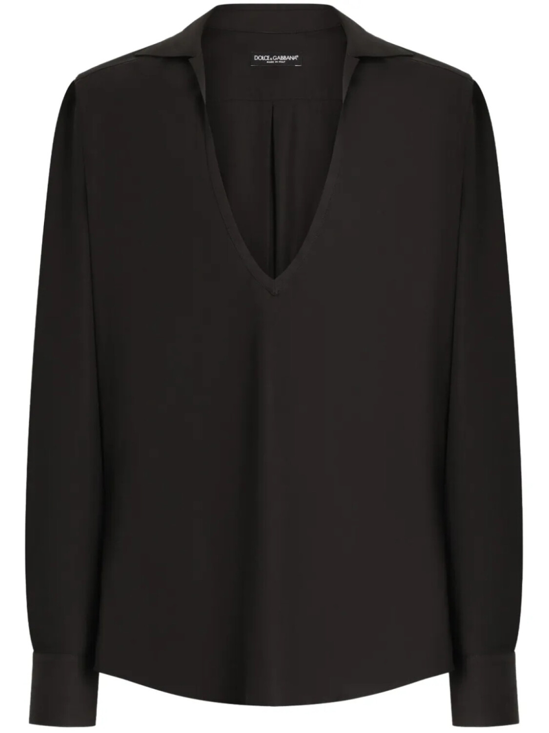 Рубашка с раскладывающимся воротником Dolce & Gabbana, черный
Рубашка с раскладывающимся воротником Dolce & Gabbana, черный
