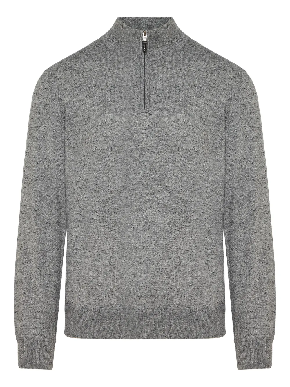 Поло с наполовину застегивающейся молнией Canali, серый
Поло с наполовину застегивающейся молнией Canali, серый