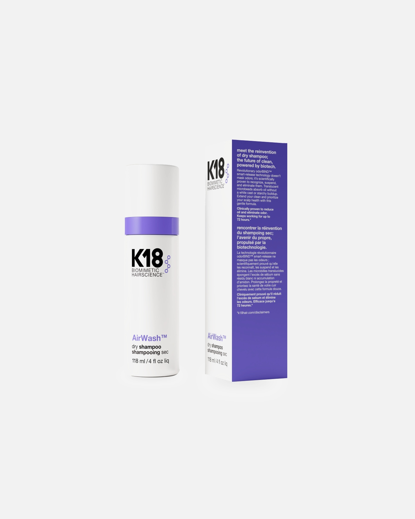 Сухой шампунь K18, 118 мл
Сухой шампунь K18, 118 мл