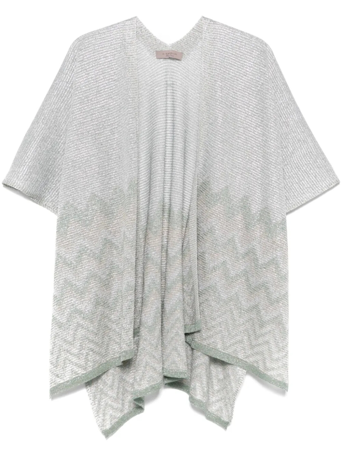 D.Внешнее пончо с шевронной вязкой D.Exterior, зеленый
D.Внешнее пончо с шевронной вязкой D.Exterior, зеленый