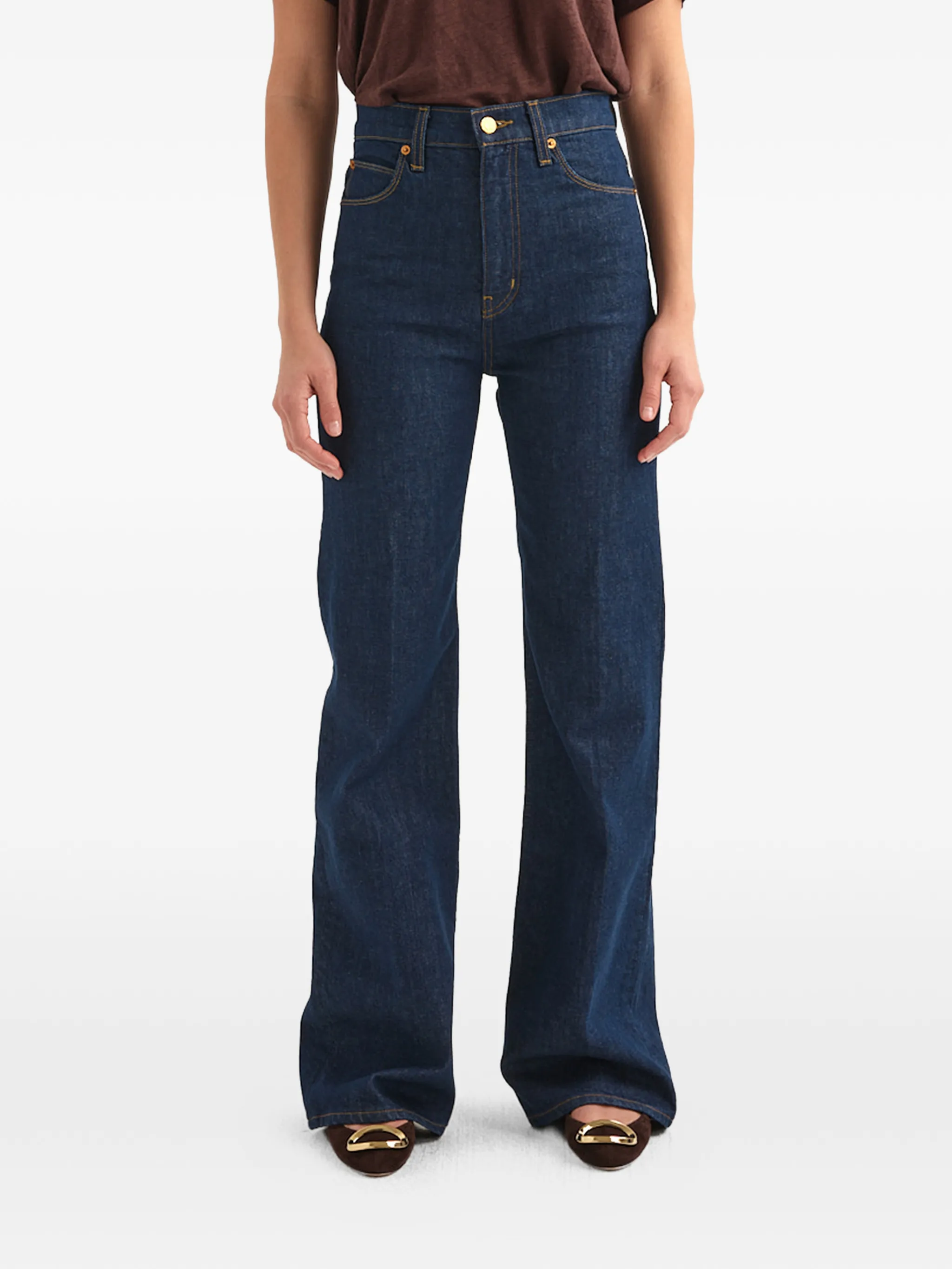 Расклешенные брюки Crease Jamie Haller, синий
Расклешенные брюки Crease Jamie Haller, синий