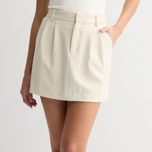 Мини-юбка со складками спереди для юниоров So, белый
Мини-юбка со складками спереди для юниоров So, белый