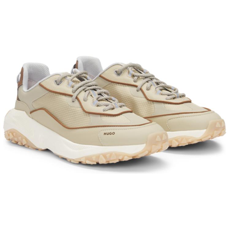 Низкие повседневные кроссовки мужские бежево-желтые HUGO BOSS
Низкие повседневные кроссовки мужские бежево-желтые HUGO BOSS