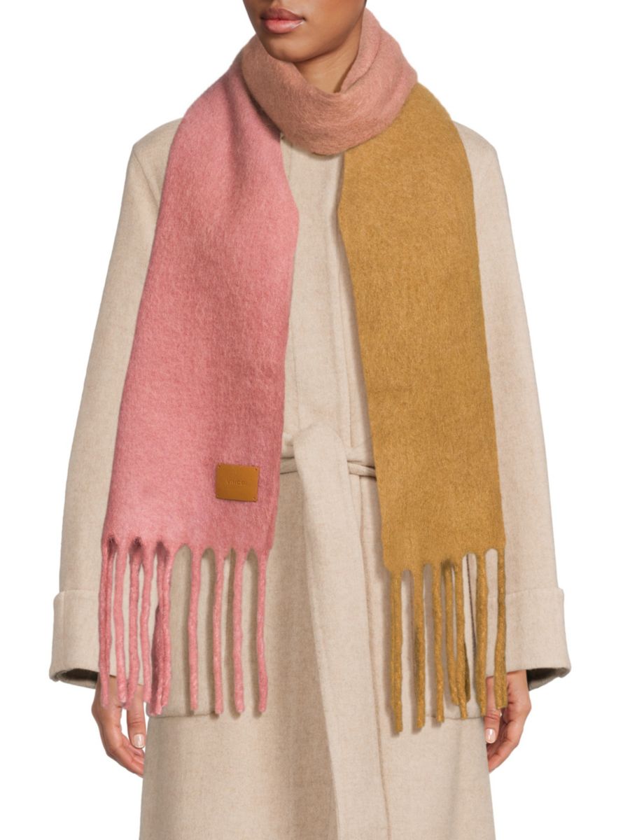 Двухцветный шарф из смеси альпаки Vince, цвет Tan Pink
Двухцветный шарф из смеси альпаки Vince, цвет Tan Pink
