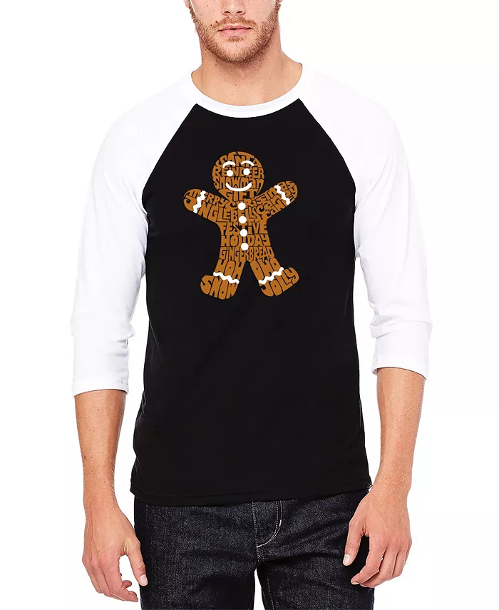 Мужская футболка Gingerbread реглан с принтом в бейсбольном стиле LA Pop Art, мультиколор
Мужская футболка Gingerbread реглан с принтом в бейсбольном стиле LA Pop Art, мультиколор